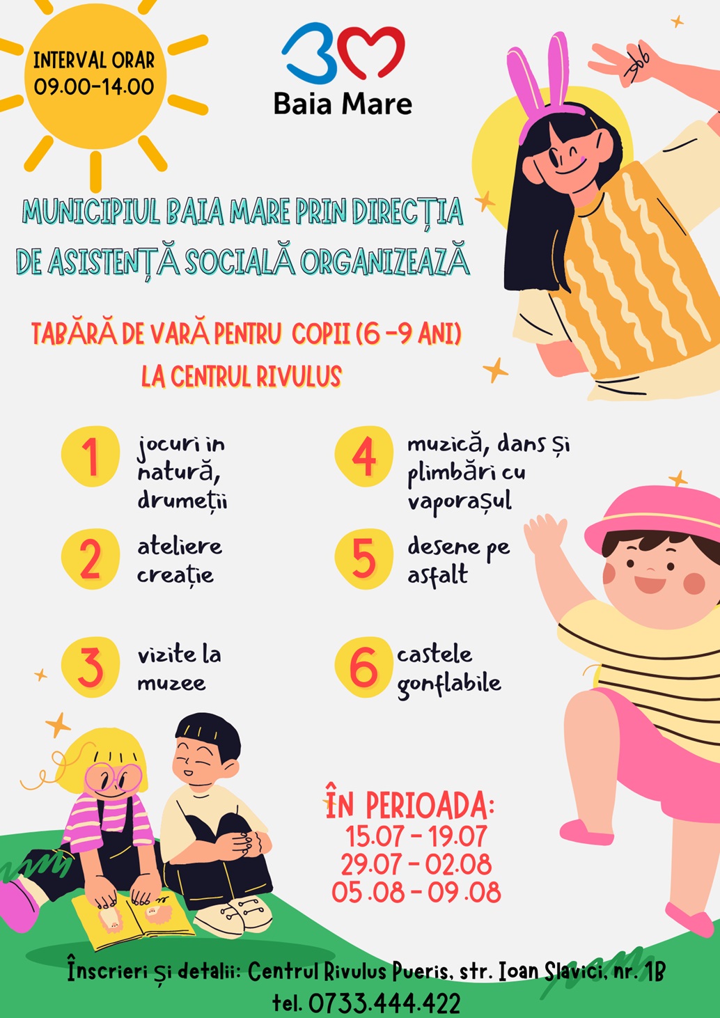 afis text centrul rivulus